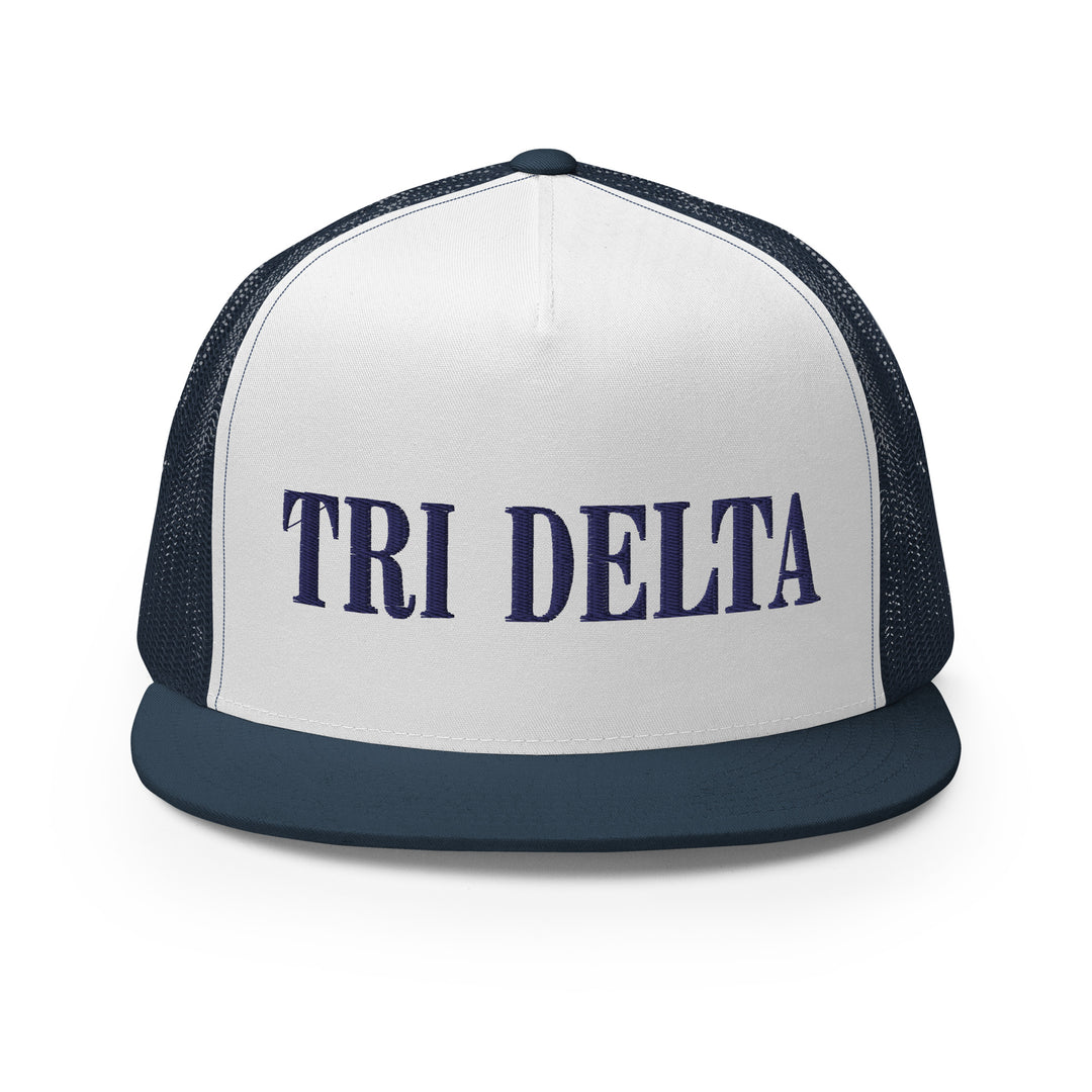 Delta Delta Delta Disco Tiger Trucker Hat