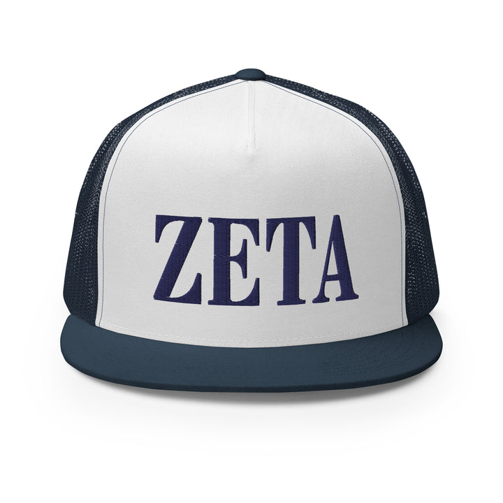 Zeta Tau Alpha Disco Tiger Trucker Hat