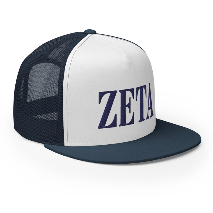 Zeta Tau Alpha Disco Tiger Trucker Hat