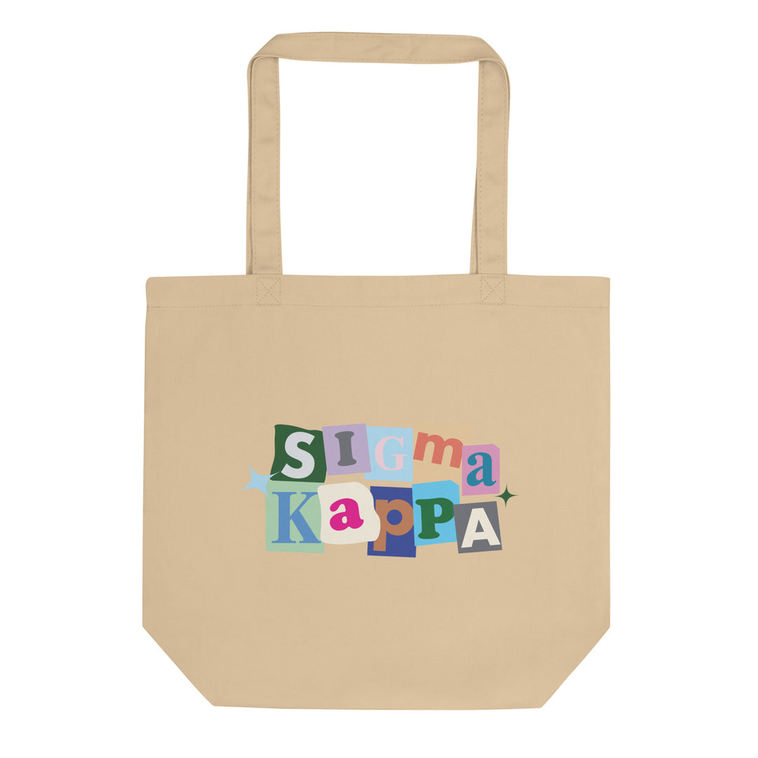 Sigma Kappa Pink Pages Tote Bag