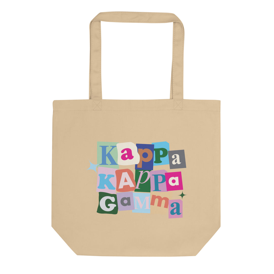 Kappa Kappa Gamma Pink Pages Tote Bag