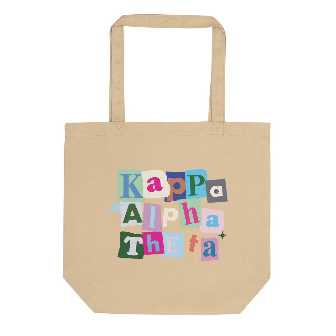 Kappa Alpha Theta Pink Pages Tote Bag
