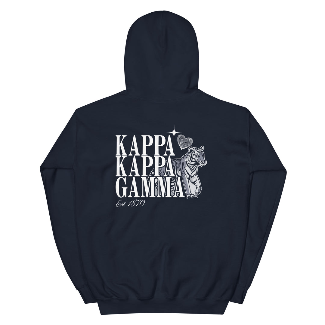 Kappa Kappa Gamma Disco Tiger Hoodie