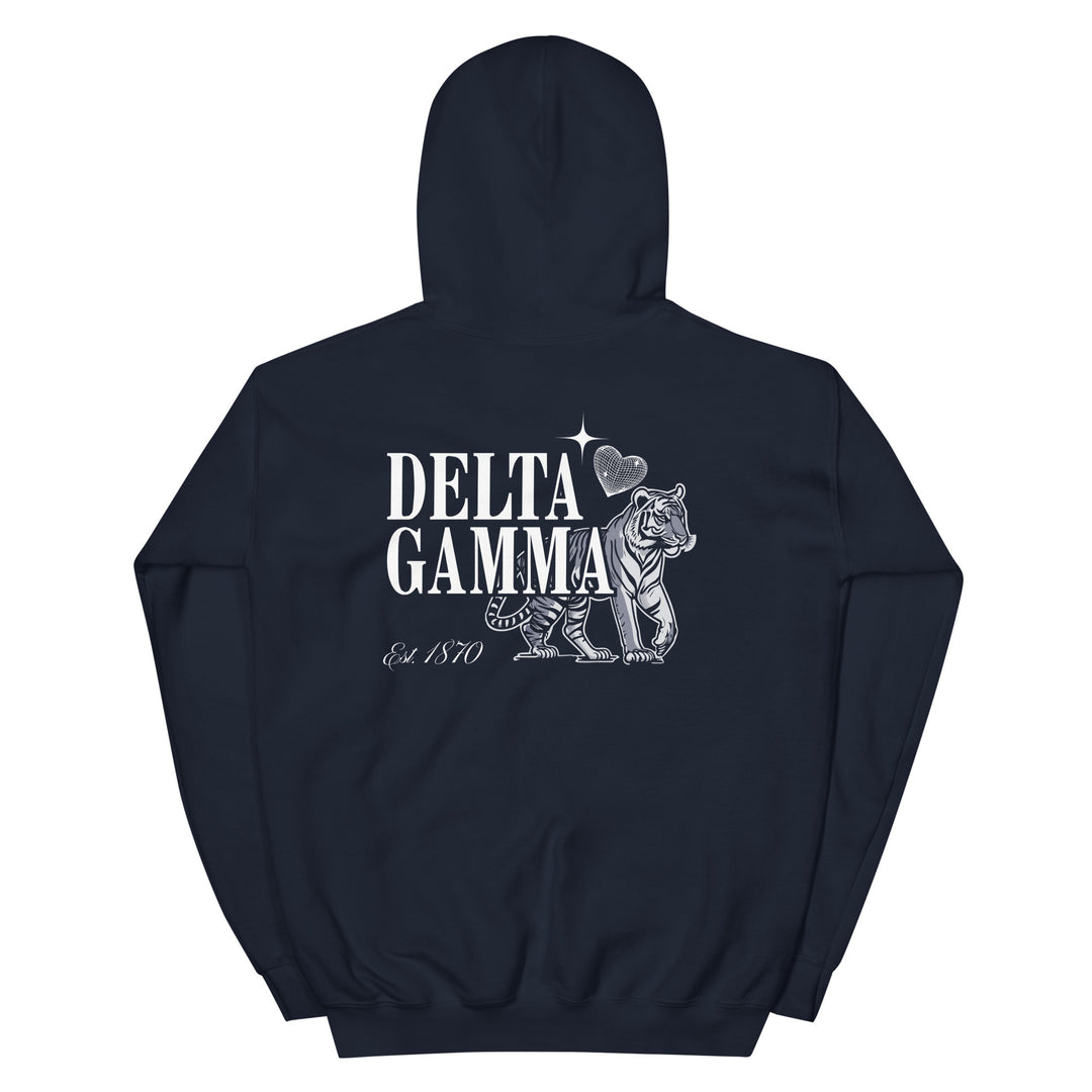Delta Gamma Disco Tiger Hoodie
