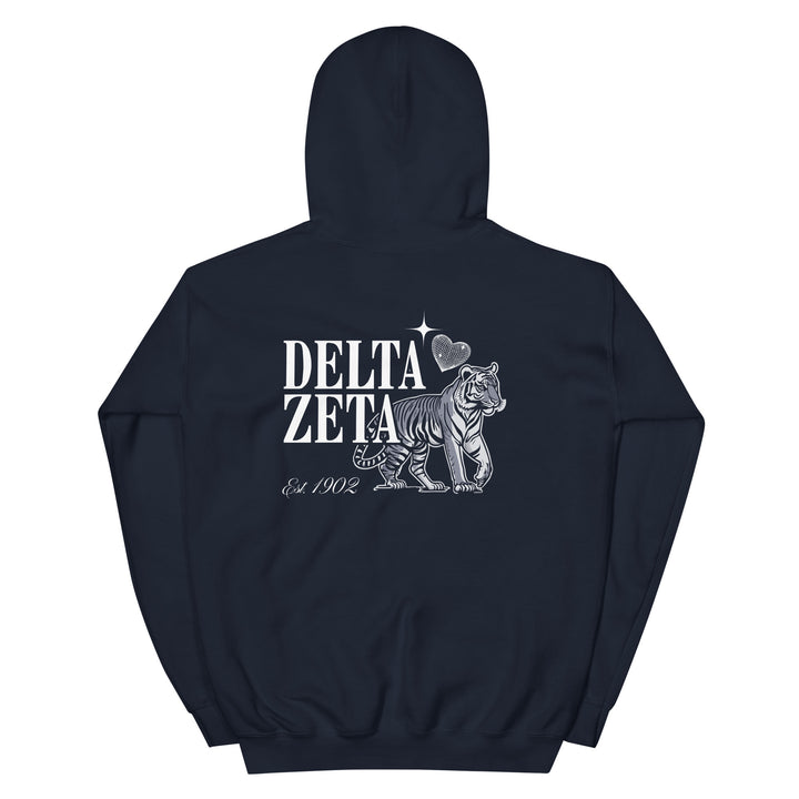 Delta Zeta Disco Tiger Hoodie