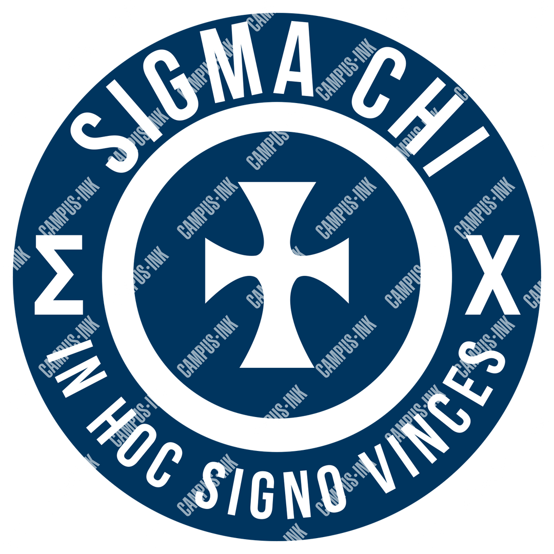 Sigma Chi Circle Logo Design - Campus Ink
