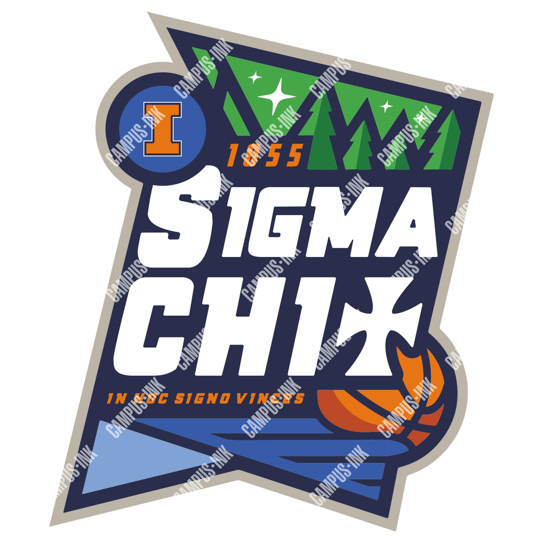 Sigma Chi Basketball Tournament Design - Campus Ink