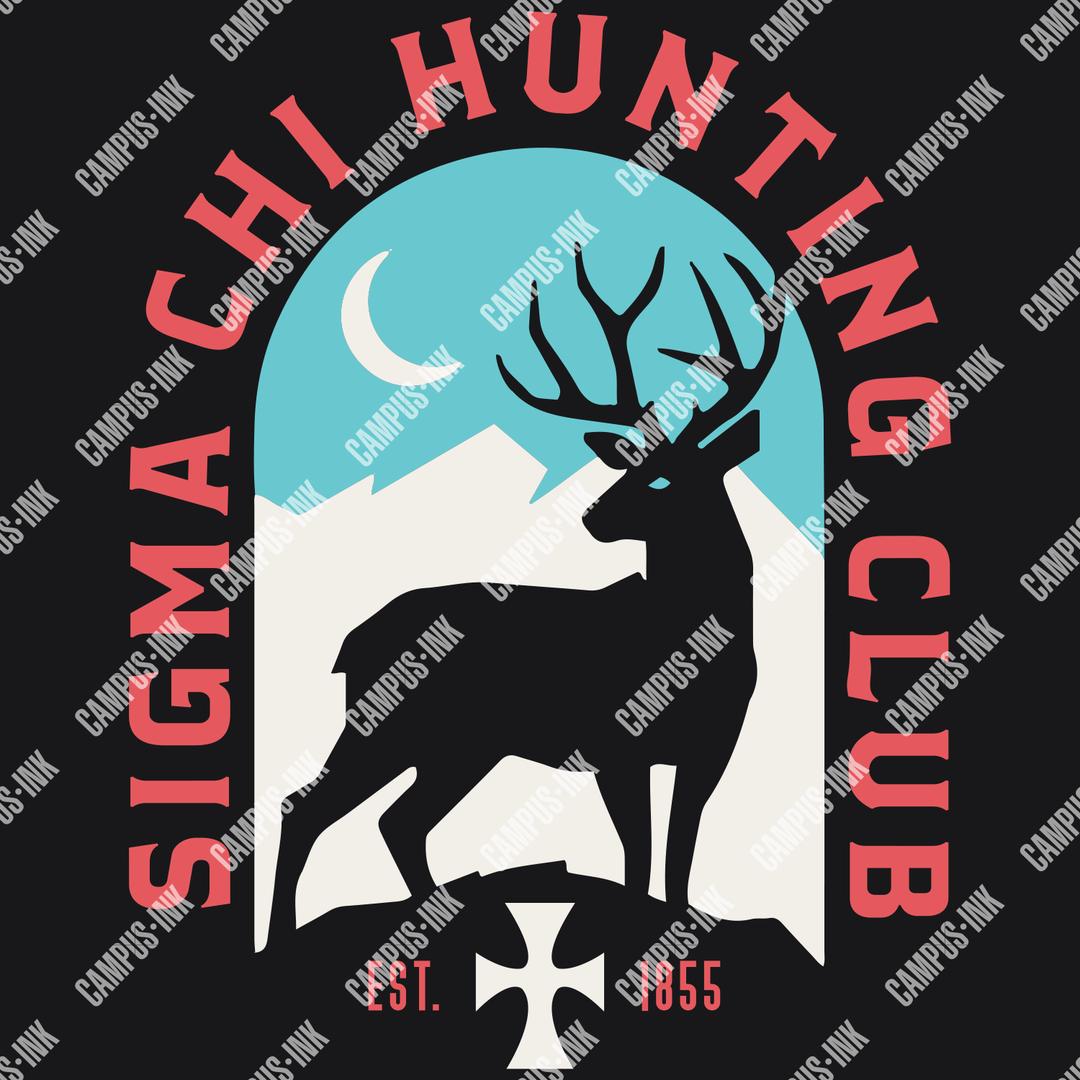 Sigma Chi Hunting Club Design - Campus Ink