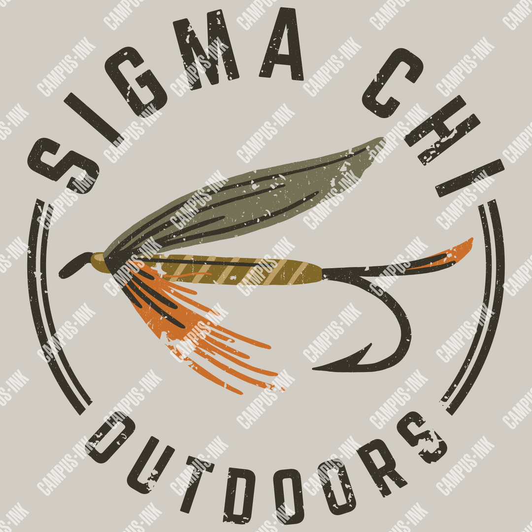 Sigma Chi Fishing Design - Campus Ink