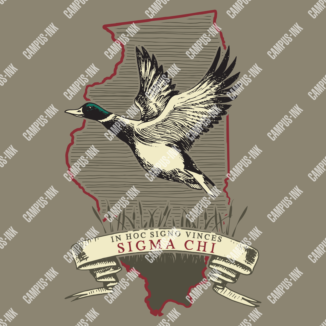 Sigma Chi Duck Design - Campus Ink