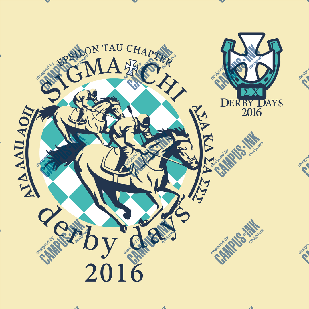 Sigma Chi Derby Days Derby Design - Campus Ink